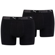 Boxer da uomo Puma Sport Cotton Boxers 2P nero Black