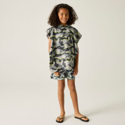 Poncho per bambini Regatta Kids Towel Robe DrkStrmCamo