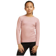 Maglietta sportiva per bambini Icebreaker K 200 Oasis LS Crewe Pink Quartz