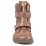 Stivali invernali per bambini Froddo Barefoot Zeru Tex Winter Pink/Gold