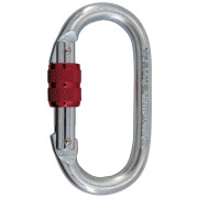 Moschettone Camp Steel Oval Standard Lock argento