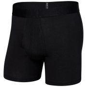 Boxer Saxx Droptemp Cooling Cotton Boxer Brief Fly nero Black