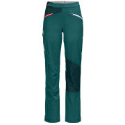 Pantaloni da donna Ortovox Col Becchei Pants W verde pacific green