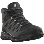 Scarpe da uomo Salomon X Ward Leather Mid Gore-Tex nero Phantom / Black / Magnet