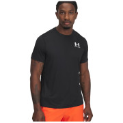 Maglietta da uomo Under Armour Heatgear Fitted SS nero Black / / White