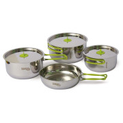 Set di stoviglie Pinguin Trio Steel L