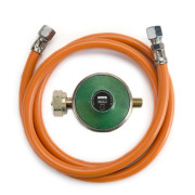 Regolatore di pressione Gimeg Regolatore di pressione con tubo flessibile da 1,5 m con filettatura 1/4