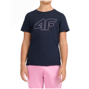 Maglietta da bambino 4F Tshirt F3602 Navy blu scuro Navy