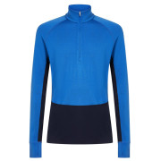 Maglietta funzionale da uomo Icebreaker Men Mer 260 ZoneKnit LS Half Zip blu Midnavy/Lazu/Cb