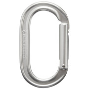 Moschettone Black Diamond Oval Keylock argento Polished
