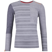 Maglietta sportiva da donna Ortovox 185 Rock'N'Wool Long Sleeve W grigio chiaro Grey Blend