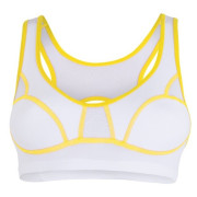 Reggiseno Sensor Lissa bílá/žlutá bianco White/Yellow