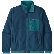 Giacca da uomo Patagonia Reversible Shelled Microdini Jacket blu/azzurro Belay Blue