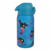 Bottiglia per bambini Ion8 Leak Proof Blue Cats 350ml