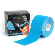 Nastro kinesiologico BronVit Sport Kinesio Tape classic 5 cm x 6m azzurro