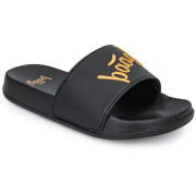 Pantofole per bambini Baagl Logo Gold nero/oro černá