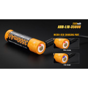 Batterie ricaricabili Fenix 18650 3500 mAh USB Li-ion