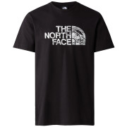 Maglietta da uomo The North Face M S/S Woodcut Dome Tee nero Tnf Black