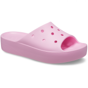 Pantofole da donna Crocs Platform slide rosa Flamingo