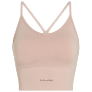Reggiseno sportivo Icebreaker Merino Blend 260 Seamless Rib Strappy Tank rosa PINK QUARTZ