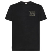 Maglietta funzionale da uomo Icebreaker M 150 Tech Lite SS Tee Forest Footsc nero Black