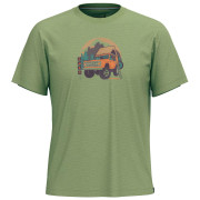 Maglietta Smartwool Long Weekend Short Sleeve Graphic Tee verde fern green