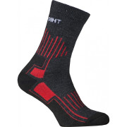Calze High Point Lord 2.0 Merino nero/rosso Black/Red