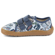 Sneakers per bambini Frodo Barefoot canvas Light Blue