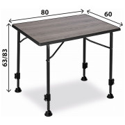 Tavola Brunner Linear Greywood 80