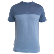 Maglietta funzionale da uomo Icebreaker Men Merino 125 Cool-Lite™ Sphere III SS Tee Colour Block blu Kyanite/Dawn/Cb