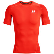 Maglietta funzionale da uomo Under Armour HG Armour Comp SS rosso/bianco Bolt Red / / White