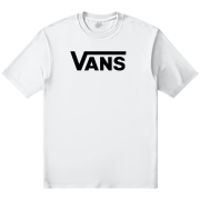 Maglietta da uomo Vans Classic Drop V SS Crew Tee-B bianco White/Black