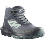 Scarpe da trekking da donna Salomon Outpulse Mid Gore-Tex grigio Ebony / Quiet Shade / Ebony