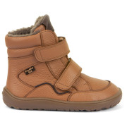 Stivali invernali per bambini Froddo Barefoot Tex Winter Cognac