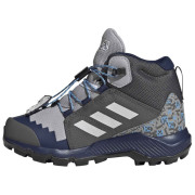 Scarpe da bambino Adidas Terrex Mid Gtx Minecraft grigio Glogry/Greone/Grefiv