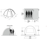 Tenda da campeggio Outwell Arizona 3