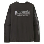 Maglietta da uomo Patagonia M's L/S Cap Cool Daily Shirt - Hut Tripper nero Black