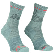 Calzini da donna Ortovox Alpine Pro Comp Mid Socks W blu/grigio aquatic ice