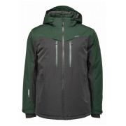 Giacca da sci da uomo Loap Felini nero/verde DarkGreen