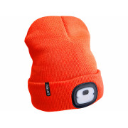 Cappello con luce LED frontale Extol Light Economy arancione