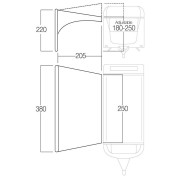 Tendalino Vango AirBeam Sky Canopy for Caravan & Motorhomes 2.5M