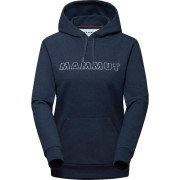 Felpa da donna Mammut Logo ML Hoody Women blu marine melange