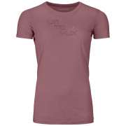 Maglietta da donna Ortovox 185 Merino Tangram Logo Ts W rosa mountain rose