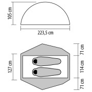 Tenda ultraleggera NEMO Equipment Dragonfly OSMO Bikepack 2P