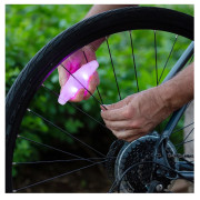 Lampeggiante per bicicletta Nite Ize SpokeLit Disc-O Select