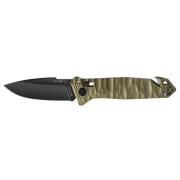 Coltello chiudubile TB OUTDOOR Cac S200 French Army Knife Textured Pa6 Smooth verde scuro