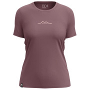 Maglietta da donna Ortovox 150 Cool Mountain T-Shirt viola scuro/rosa Chestnut