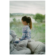 Maglietta da bambino Wouki Aiki Pink lavender