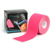 Nastro kinesiologico BronVit Sport Kinesio Tape classic 5 cm x 6m rosa