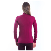 Maglietta sportiva da donna Sensor Merino Active colletto, cerniera